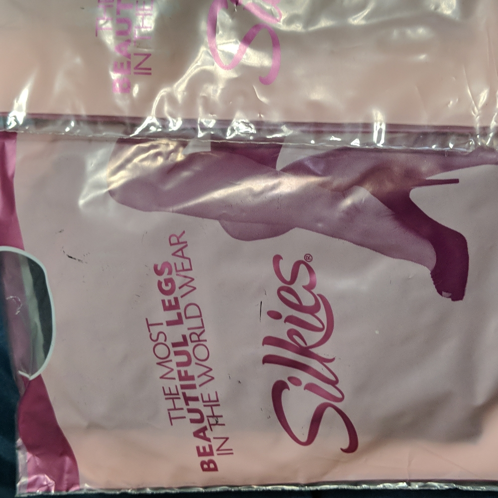 2pair Silkies microfiber tights - new